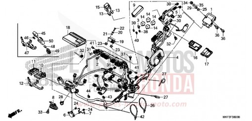 FAISCEAU DES FILS CBR1000S1J de 2018